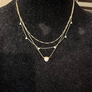 NWOT Kendra Scott Gold Arden Necklace